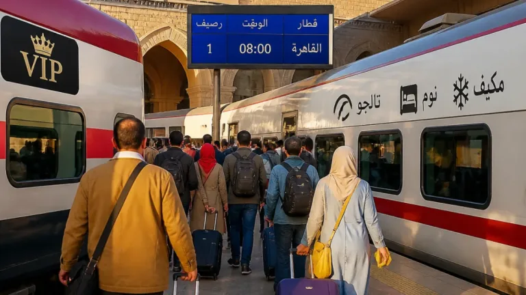 جداول رحلات قطارات أسوان-القاهرة اليوم: مواعيد القطارات المكيفة والنومية وVIP