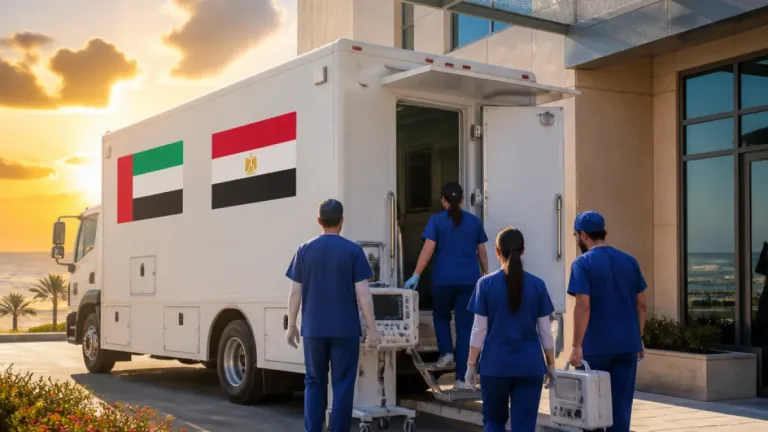 وحدة قسطرة متنقلة في مطروح.. أول عملية بالقلب تنقل خدمات التخصص إلى المناطق النائية