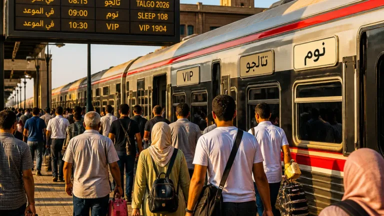 جدول رحلات قطارات أسوان–القاهرة اليوم الاثنين 10 أغسطس 2026 ومواصفات كل خدمة