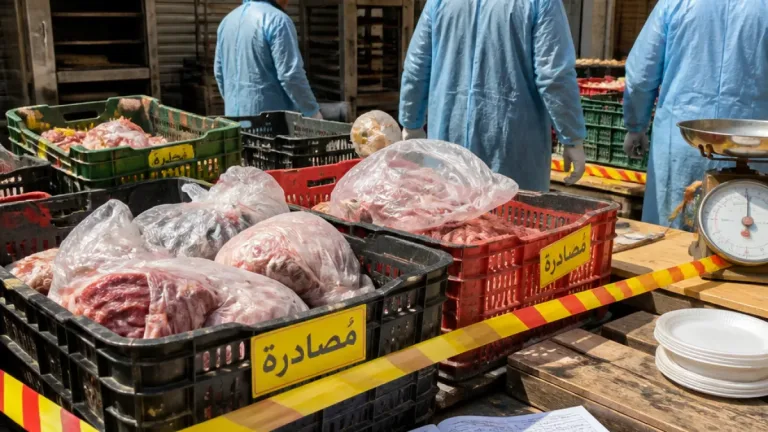 حملات رقابية في المنوفية تضبط 100 كجم لحوم فاسدة وتحرّر 5 محاضر بمخابز قرى المحافظة