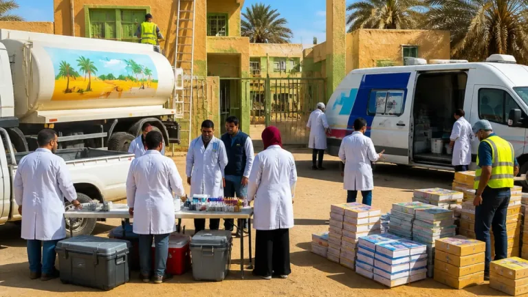 حملة «100 يوم صحة» تقدم آلاف الخدمات الطبية والوادي الجديد يجهز المدارس لبداية العام