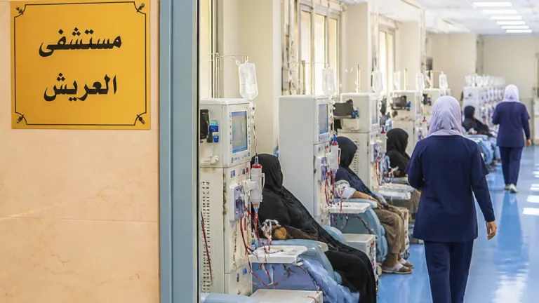 مستشفى العريش يتعزز بـ11 ماكينة غسيل كلوي جديدة بتكلفة 2 مليون جنيه