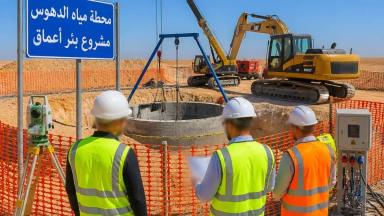 محافظ الوادي الجديد تُسلم موقع حفر بئر أعماق في الدهوس بتكلفة 15 مليون جنيه
