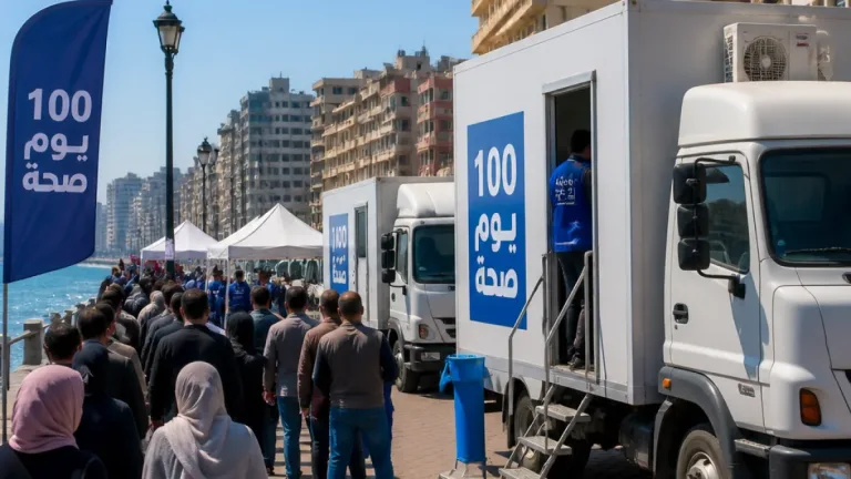 إسكندرية: أكثر من 1.19 مليون خدمة طبية في 13 يومًا من حملة «100 يوم صحة»