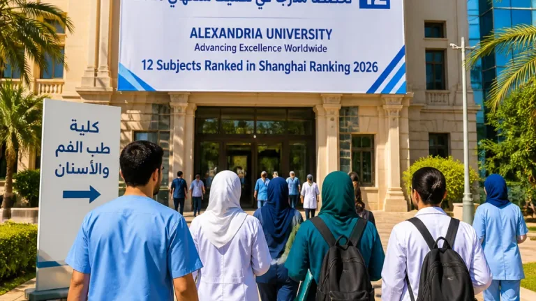 جامعة الإسكندرية تتقدم دوليًا بإدراج 12 تخصصًا ضمن تصنيف شنغهاي 2026 وتفوق بارز للتمريض