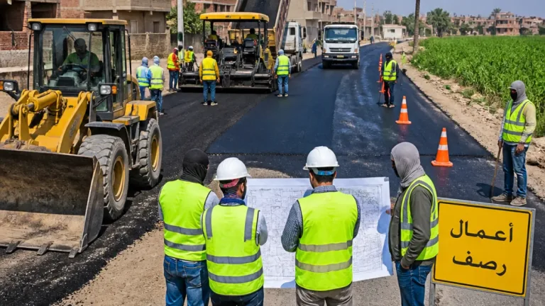 محافظ الشرقية يتفقد رصف مدخل قرية شرويدة بتكلفة 12 مليون جنيه ويؤكد الالتزام بالجداول الزمنية