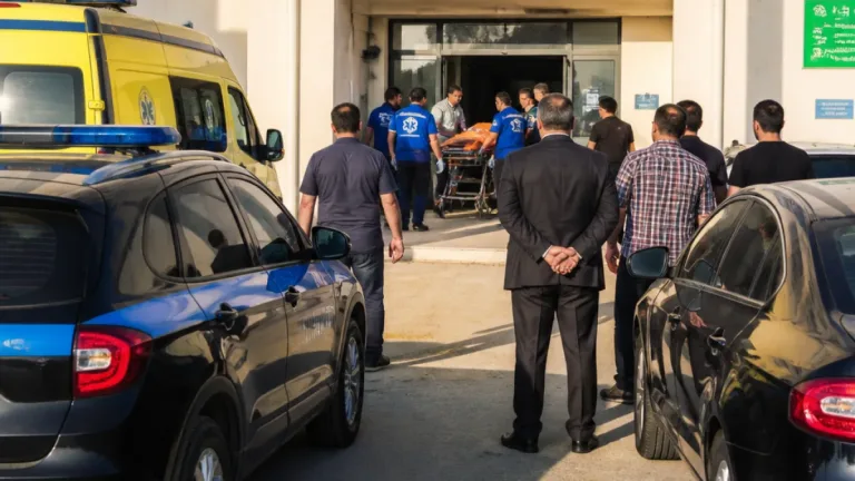 محافظ مطروح يزور سكرتيره العام ومرافقيه بمستشفى النجيلة بعد انقلاب السيارة عند مدخل المدينة