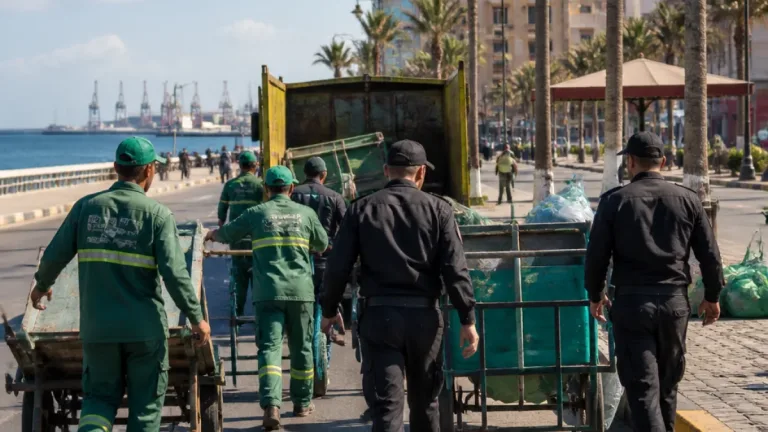 محافظ بورسعيد يكثف الحملات ضد «النباشين» والفرزة العشوائية للحفاظ على المظهر الحضاري