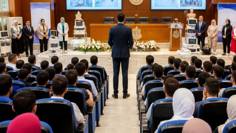 عميد كلية الطب في الزقازيق يفتتح العام الدراسي الجديد ويؤكد دعم الطلاب الجدد
