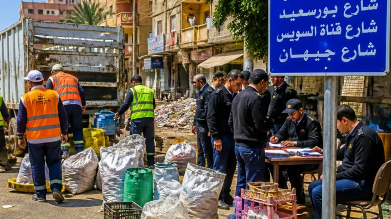 حملات مكثفة في حي غرب المنصورة لمواجهة ظاهرة «النباشين» ومصادرة أدوات الفرز