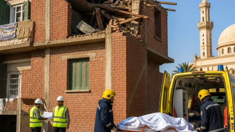 إنقاذ فتاة عمرها 16 عاماً بعد انهيار سقف غرفة في قرية ببسيون بالغربية