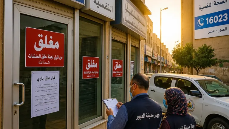 الصحة تغلق 16 مركزًا غير مرخّص لعلاج الإدمان بالعبور وتدعو للتحقق قبل التوجه