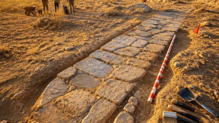 وزارة السياحة والآثار تعلن عن كشف بقايا طريق «عسيلة» على الدرب السلطاني بشمال سيناء