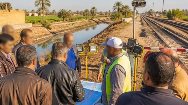 محافظ قنا يأمر برفع كفاءة مزلقان بالـ"أشراف القبلية" ويكلف بدراسة إنشاء كوبري بـ"الخربة"