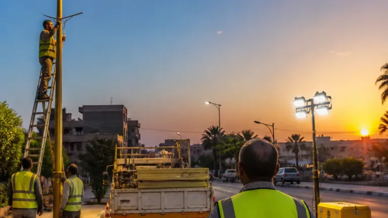 محافظ كفر الشيخ يتفقد أعمال تطوير منظومة الإنارة في دسوق ويؤكد أهمية الاستجابة السريعة للأعطال