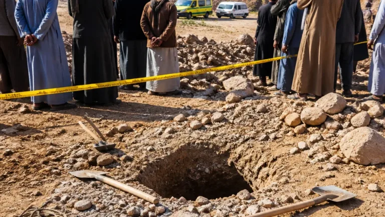 مصرع شاب أثناء تنقيب يشتبه بأنه عن آثار في منطقة جبلية بمركز طهطا بسوهاج
