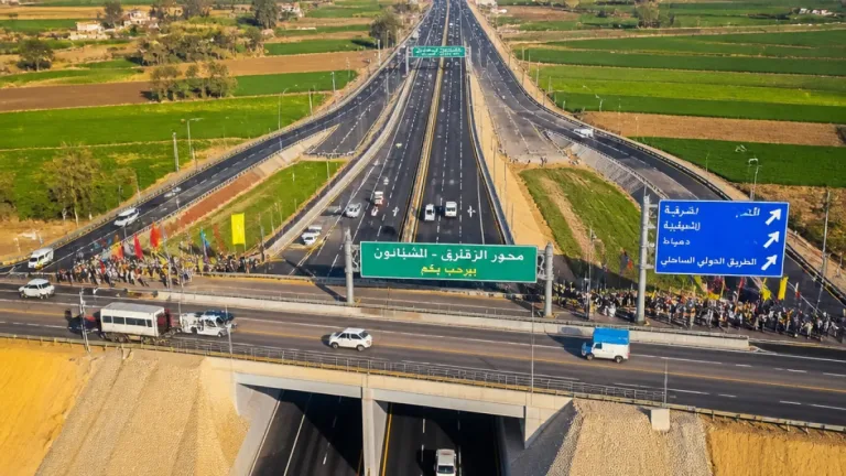 محور الزقازيق ـ السنبلاوين يفتح أمام الحركة ويختصر زمن السفر بين الشرقية والدقهلية