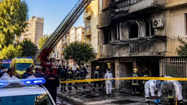 حريق شقة في طنطا يؤدي إلى وفاة طفلين وإصابة الأم وشقيقهما
