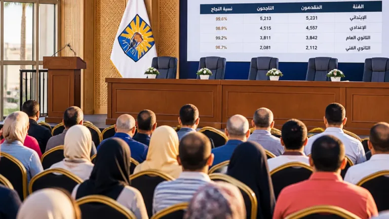 محافظ جنوب سيناء يعتمد نتيجة الدور الثاني للصف الإعدادي بنسبة نجاح 99.5%