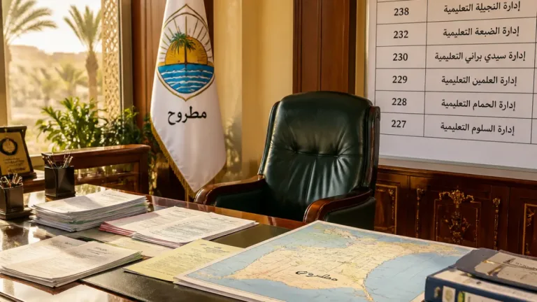 محافظ مطروح يعتمد تنسيق المرحلة الثانية للثانوي العام ويحدد الحدود الدنيا للاختيار
