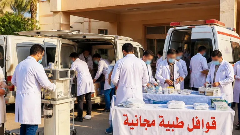 وصول دفعة جديدة من أطباء الجامعات إلى مستشفى العريش العام لتعزيز الخدمات الطبية