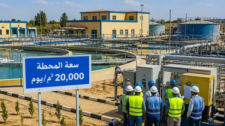 توسعات محطة صرف شبراخيت بطاقة 20 ألف م³ يومياً بتكلفة 600 مليون جنيه لخدمة 370 ألف نسمة