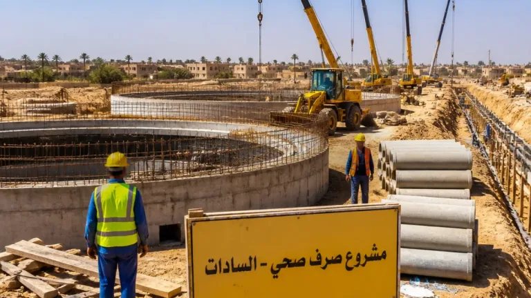 اعتماد 200 مليون جنيه لاستكمال مشروع صرف صحي بالخطاطبة وكفر داود ومأمول تشغيله مارس 2027