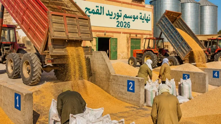 الفيوم تعلن انتهاء موسم توريد القمح 2026 بتحقيق 106% من المستهدف