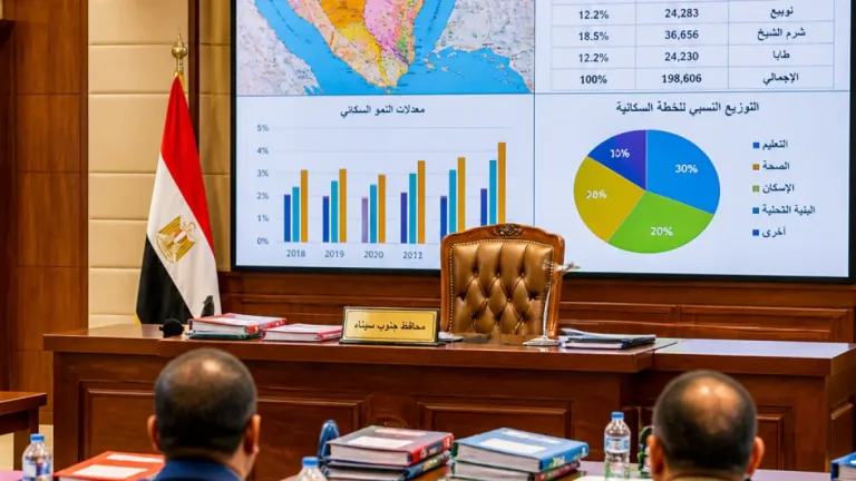 محافظ جنوب سيناء يعتمد الخطة السكانية 2026/2027 ويؤكد على متابعة تنفيذها لرفع جودة الخدمات