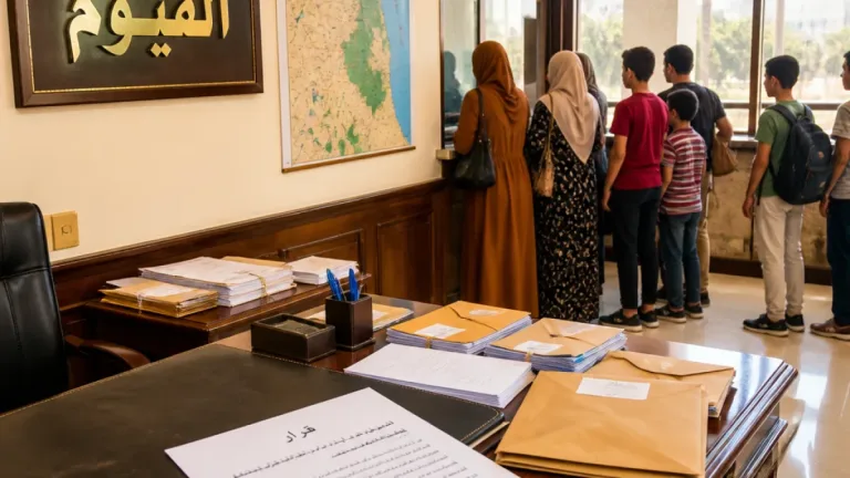 محافظ الفيوم يخفض حد القبول بالصف الأول الثانوي إلى 218 درجة لاستكمال الكثافات
