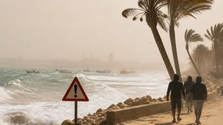 كفر الشيخ تشهد موجة شديدة الحرارة الأحد مع رياح ساخنة ورطوبة مرتفعة وأمواج متوسطة