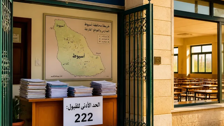 محافظ أسيوط يخفض حد قبول الثانوية العامة إلى 222 درجة ويتيح نحو 1996 مقعدًا إضافيًا