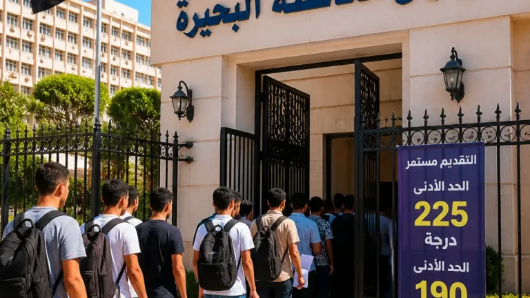 محافظ البحيرة تعتمد حد قبول الصف الأول الثانوي: 225 درجة للثانوي و190 لخدمات المساء
