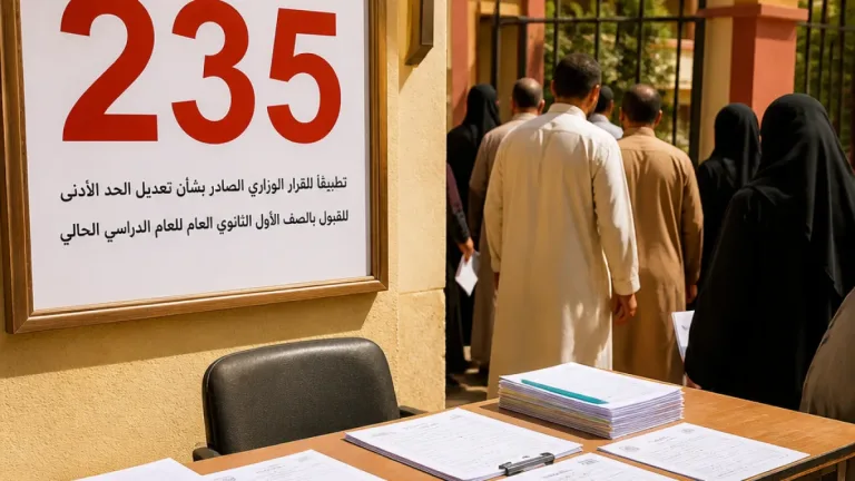 قنا تخفض حد القبول بالصف الأول الثانوى إلى 235 درجة لتهيئة استيعاب أوسع للطلاب