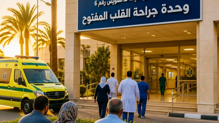 مستشفى هيئة قناة السويس تشغل وحدة جراحة القلب المفتوح وتستهدف إجراء 6 عمليات شهريًا