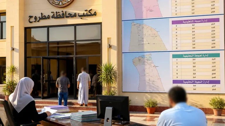 محافظ مطروح يعتمد تنسيق المرحلة الثانية للثانوي العام ويحدد الحدود الدنيا حسب الإدارات
