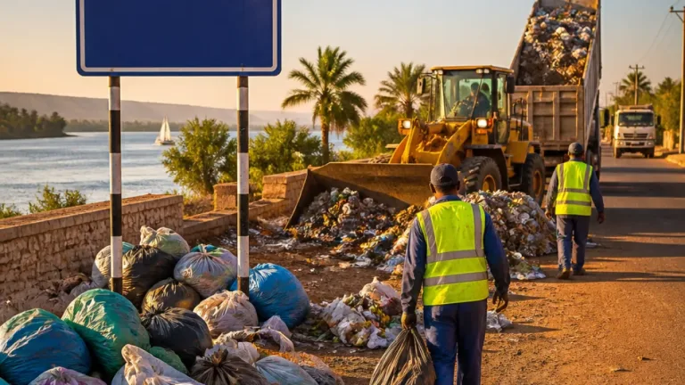 حملات نظافة مكثفة بكوم أمبو ترفع 25 طنًا من التراكمات وتستهدف مداخل القرى