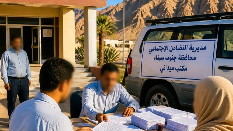 تضامن جنوب سيناء يوثق عقود زواج وطلاق 253 حالة لدعم الأسر الأولى بالرعاية