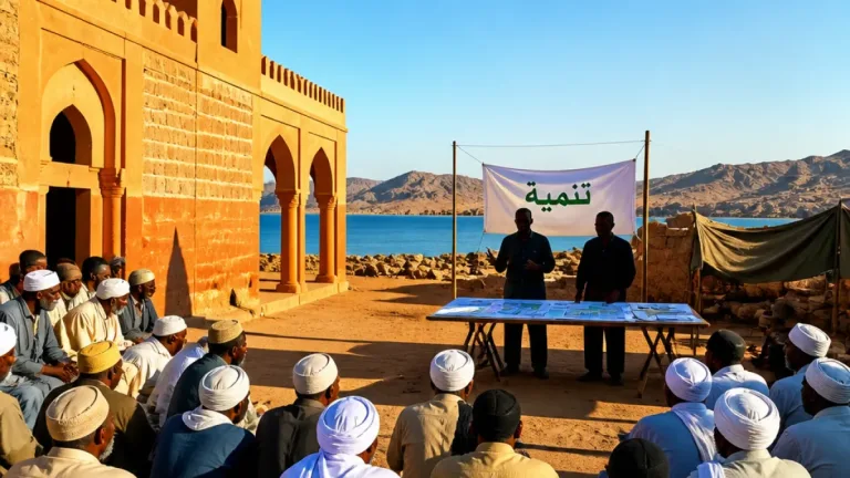 وزير الشباب ومحافظ البحر الأحمر يجريان حواراً موسعاً مع أهالي حلايب ويعدان بخطوات عاجلة للتنمية