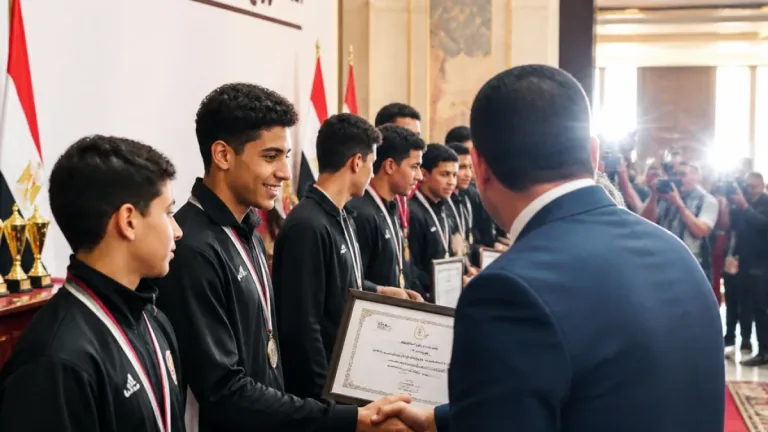 محافظ الجيزة يكرم 28 لاعبًا ولاعبة ومدربًا وإداريًا من أبطال المشروع القومي للموهبة
