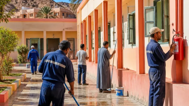 نائب محافظ أسوان يتفقد مدارس دراو ويشدد على جاهزية الخدمات قبل العام الدراسي