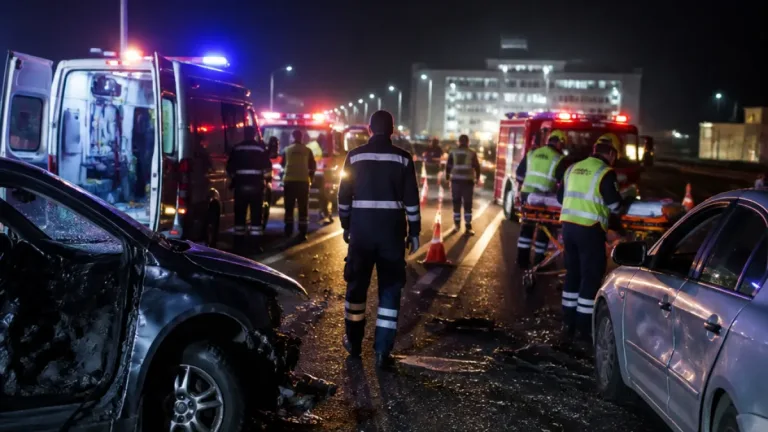تصادم سيارتين على الطريق السياحي لبحيرة قارون بالفيوم يُسفر عن إصابة 6 أشخاص