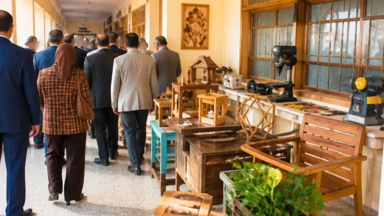 محافظ أسيوط يتفقد ورش ومركز «إبداع» للتوسع في المشروعات الإنتاجية بالمدارس الفنية