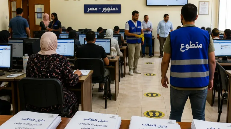 جامعة دمنهور تُفعّل معامل التنسيق الإلكتروني لخدمة طلاب المرحلة الثالثة