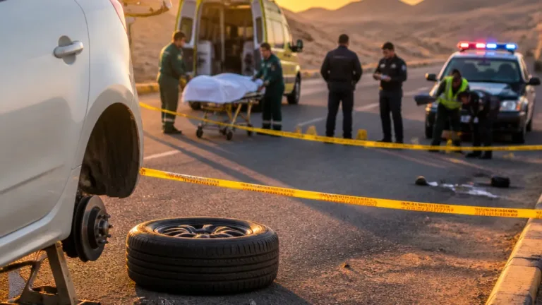حادث مروع على طريق أبوسمبل–أرقين يودي بحياة شخص في أسوان