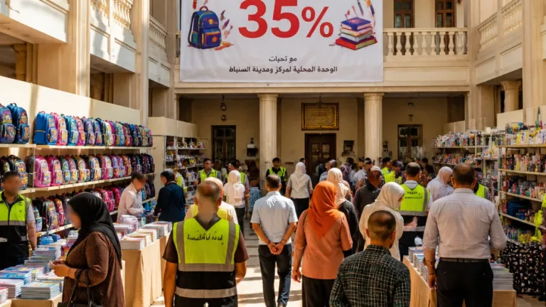 محافظ الغربية يفتتح معرض «أهلاً مدارس» بالسنطة لتوفير مستلزمات الدراسة بتخفيضات تصل إلى 35%