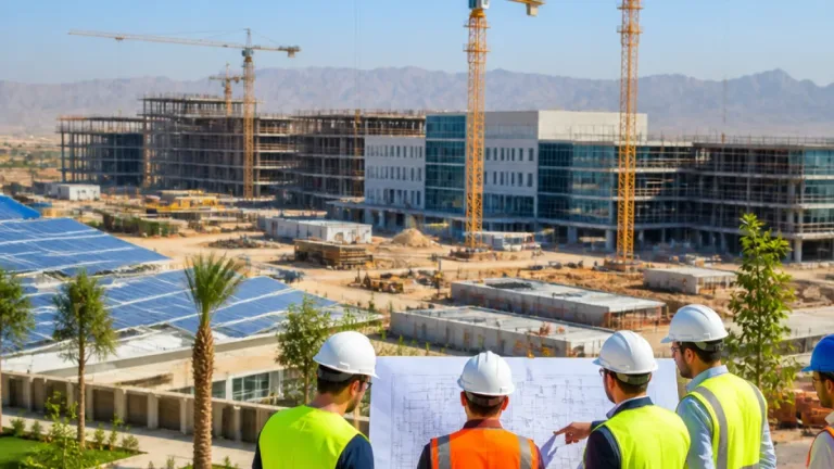 جامعة الأقصر تتقدم في إنشاء حرم ذكي ومستدام بمقرها الجديد في مدينة طيبة