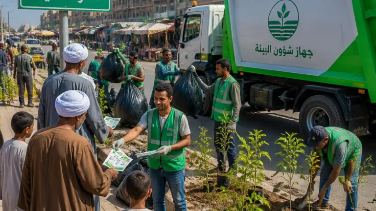 قنا تطلق «النهضة بقوص خضراء نظيفة» بحملة توعية وميدانية لخفض المخلفات
