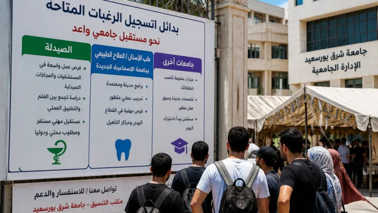 الحكومة تفتح 3 بدائل لطلاب كلية الطب بجامعة شرق بورسعيد بعد شكاوى الالتحاق