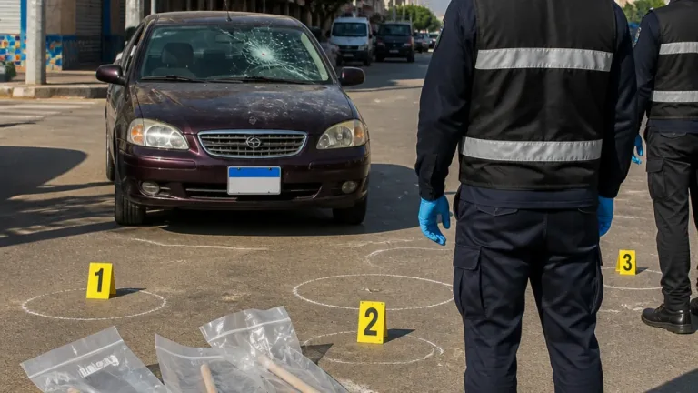 القبض على 3 متهمين بعد تحطيم زجاج سيارة محامٍ بواقعة تعدٍ في البرلس بكفر الشيخ
